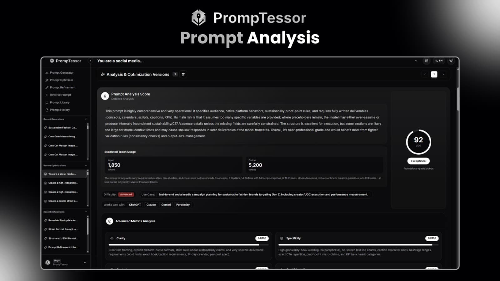 PrompTessor screenshot 2 of 6