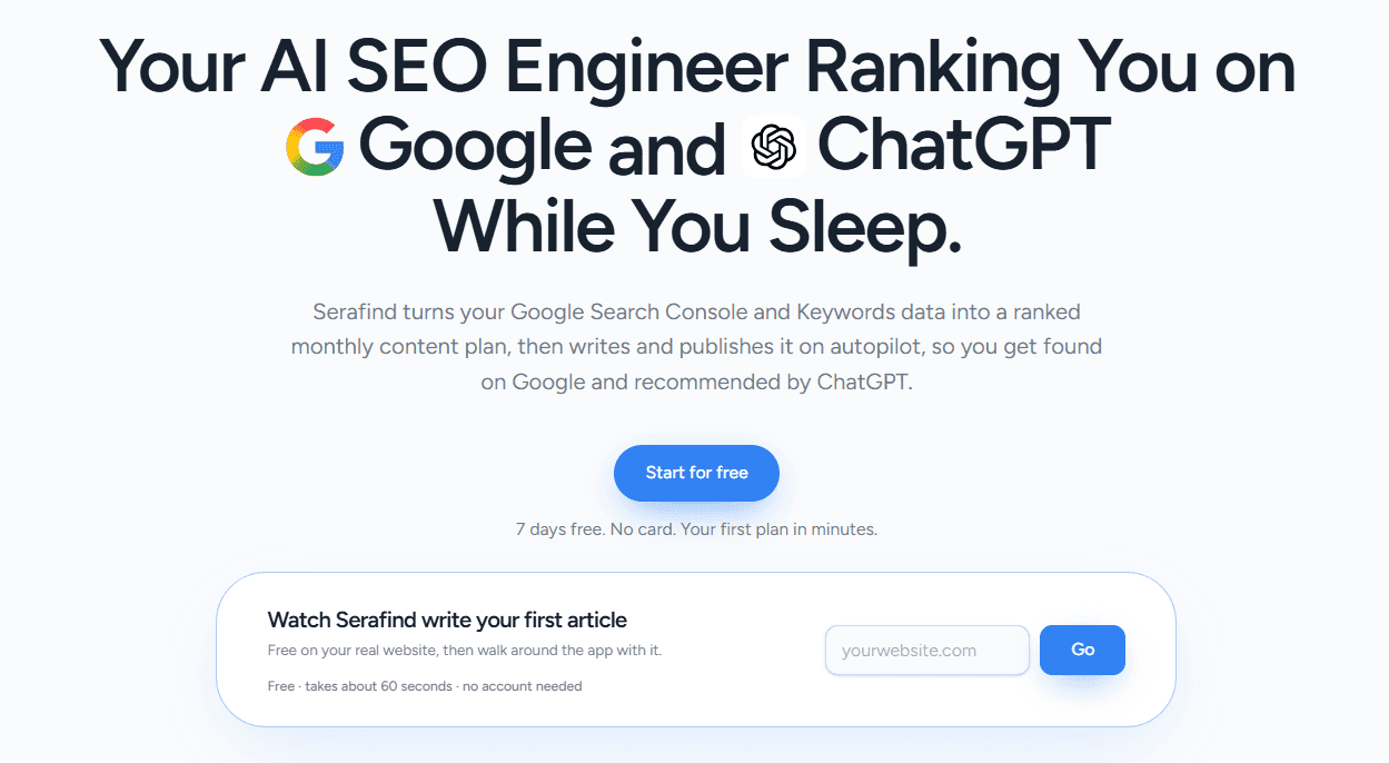Serafind screenshot 1 of 5