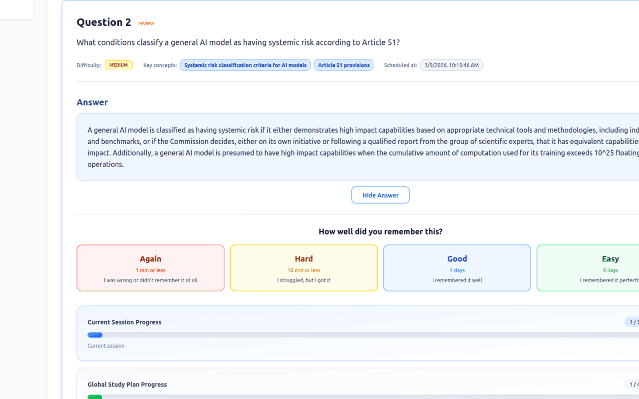 LongTerMemory AI study tool screenshot 6 of 6