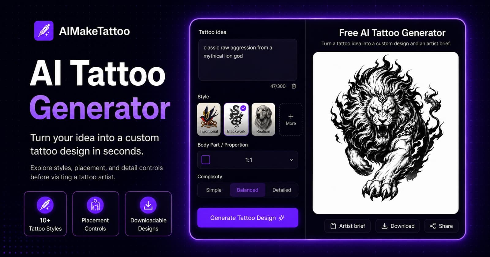 AIMakeTattoo screenshot 5 of 6