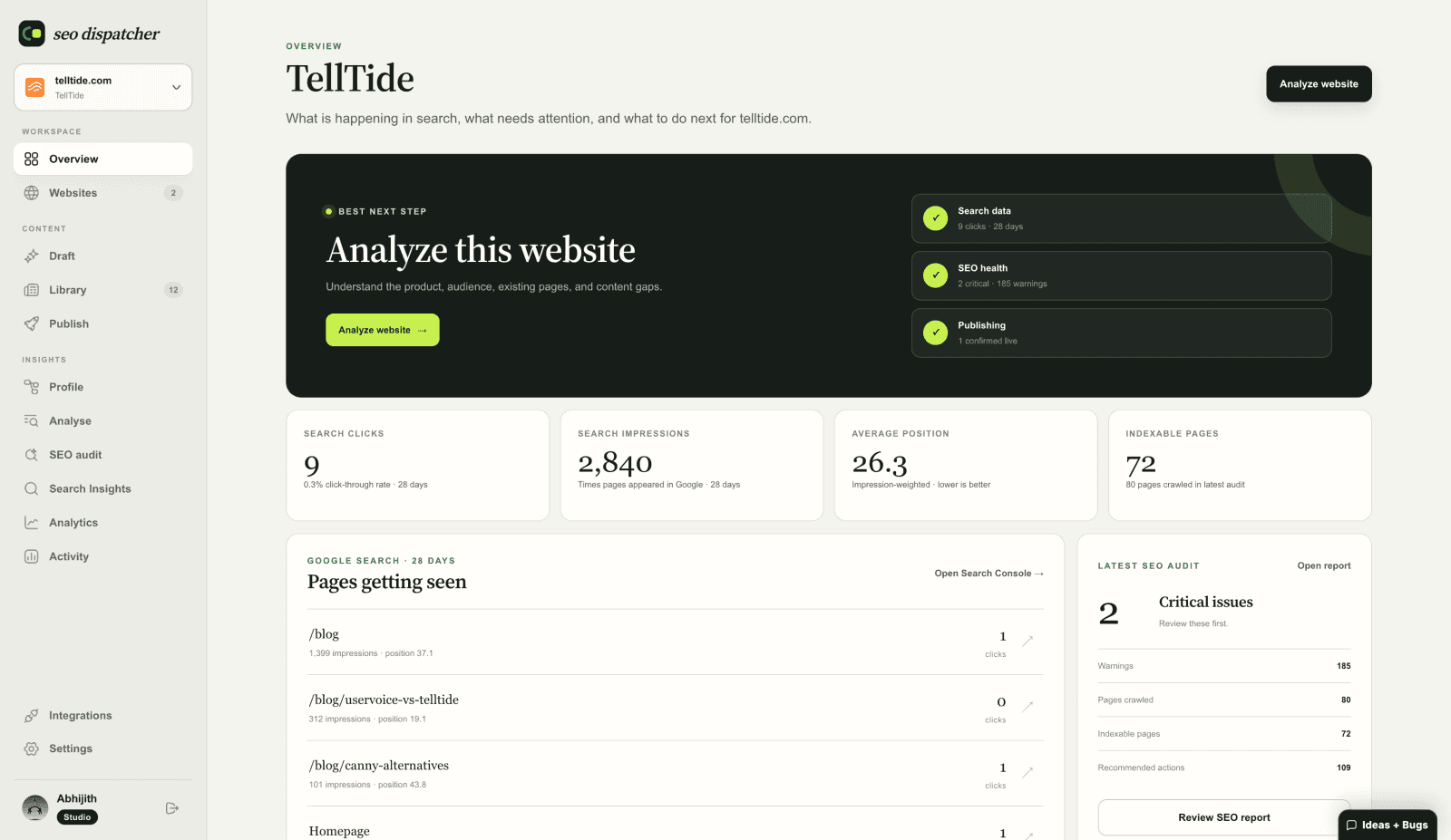 SEO Dispatcher screenshot 2 of 5