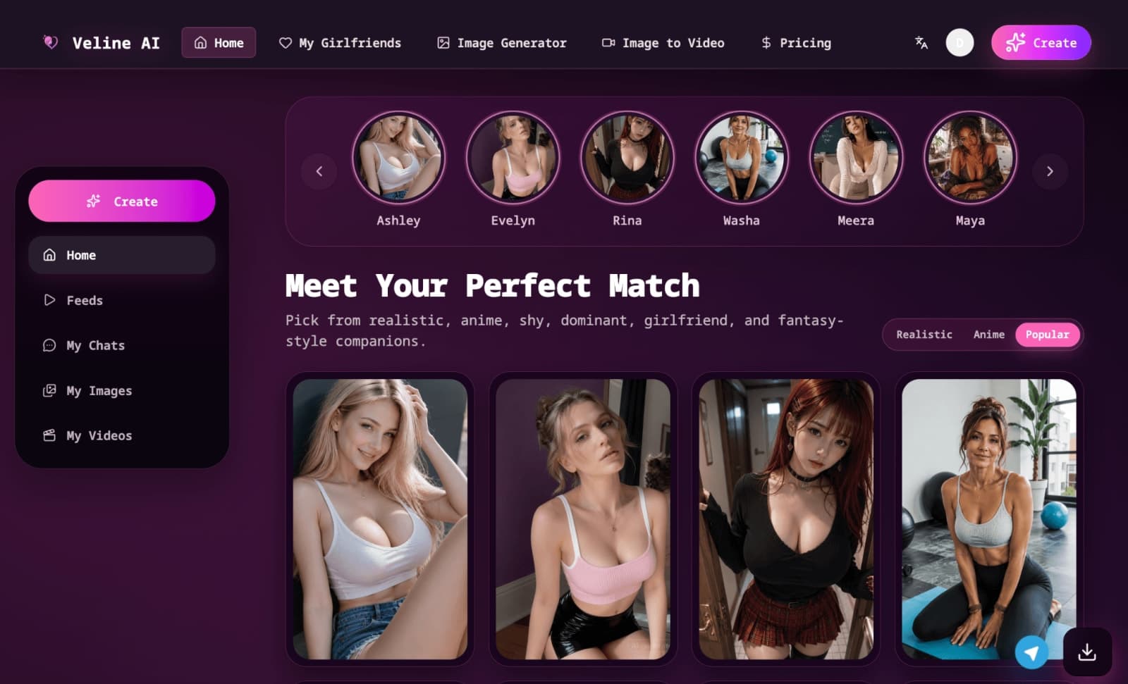 Veline AI screenshot 1 of 3