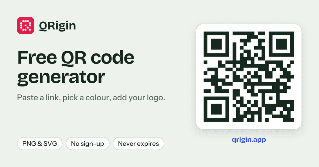 QRigin - Create custom QR codes easily
