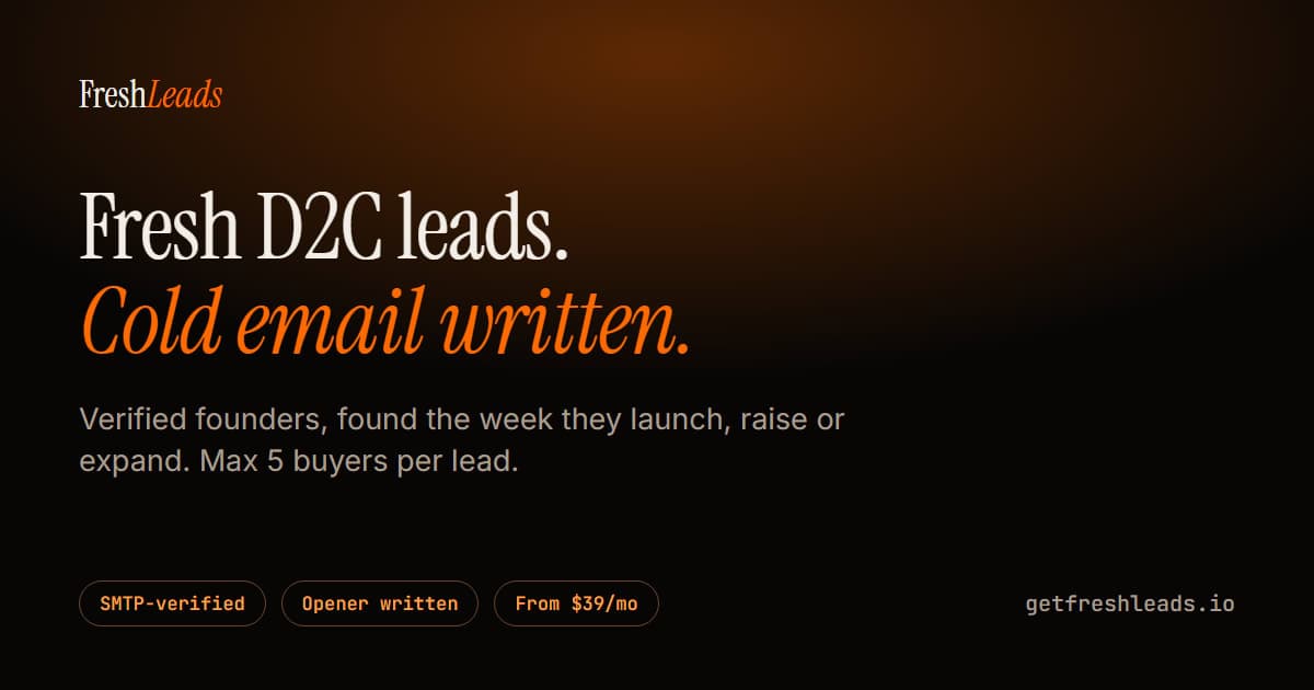 FreshLeads screenshot 1 of 3