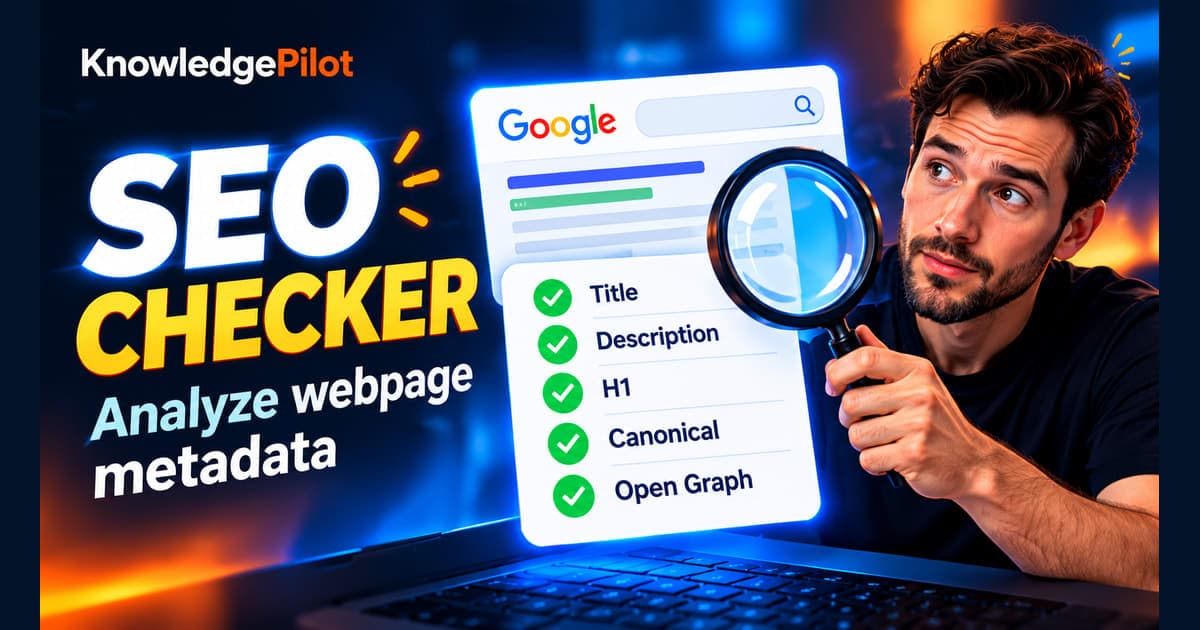 URL SEO Metadata Checker screenshot 1 of 5