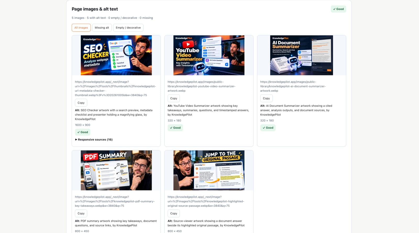 URL SEO Metadata Checker screenshot 5 of 5