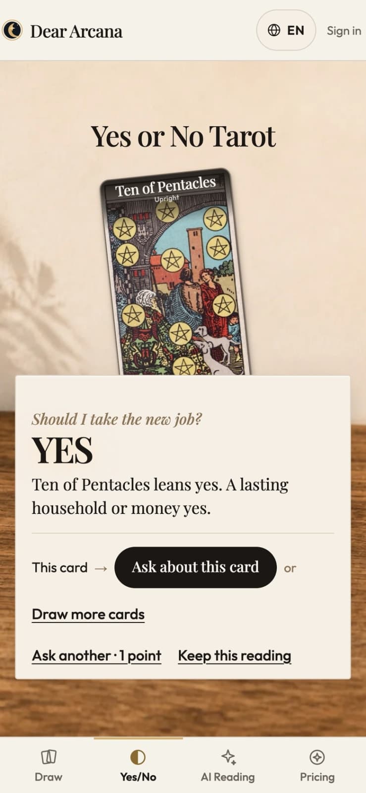 Dear Arcana screenshot 2 of 3