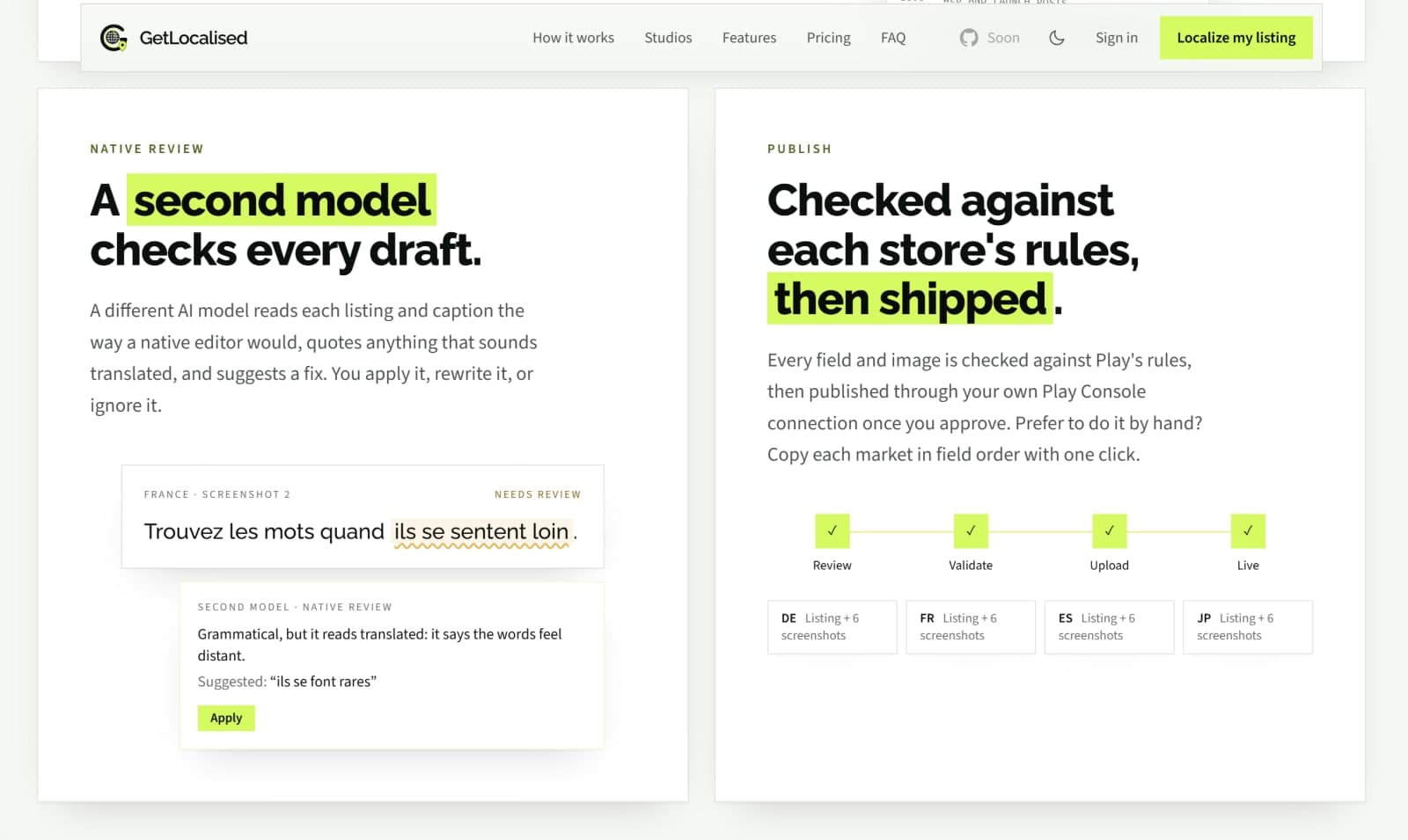 GetLocalised screenshot 1 of 6