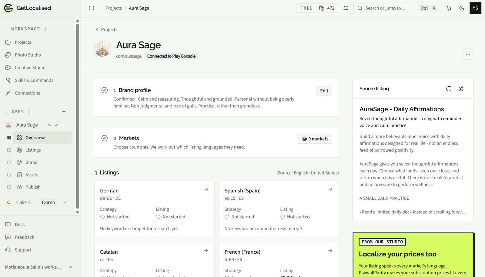 GetLocalised screenshot 5 of 6