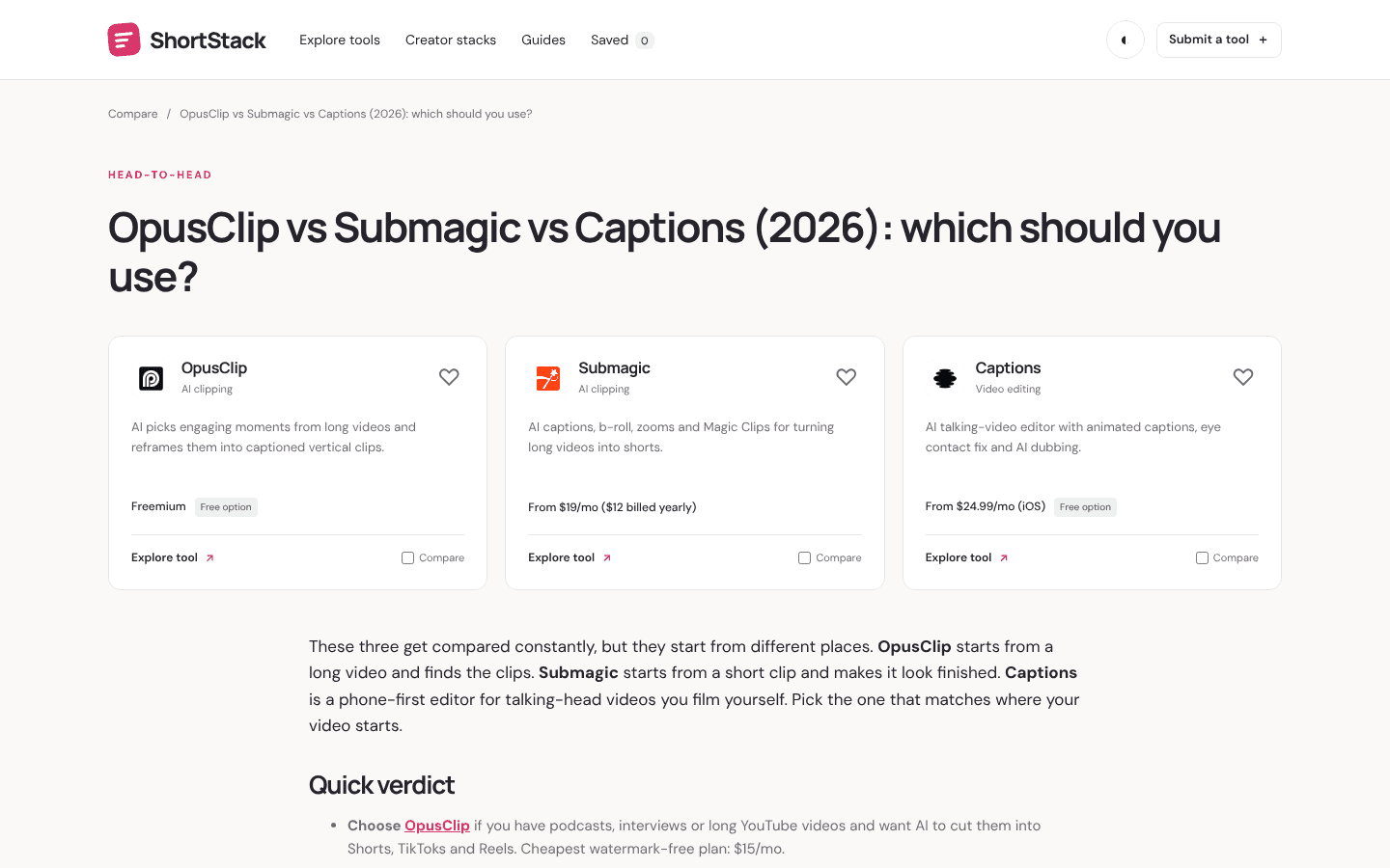 ShortStack.tools screenshot 3 of 5