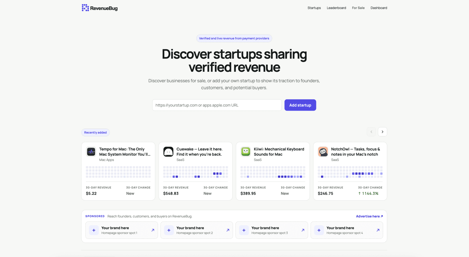 RevenueBug screenshot 1 of 3