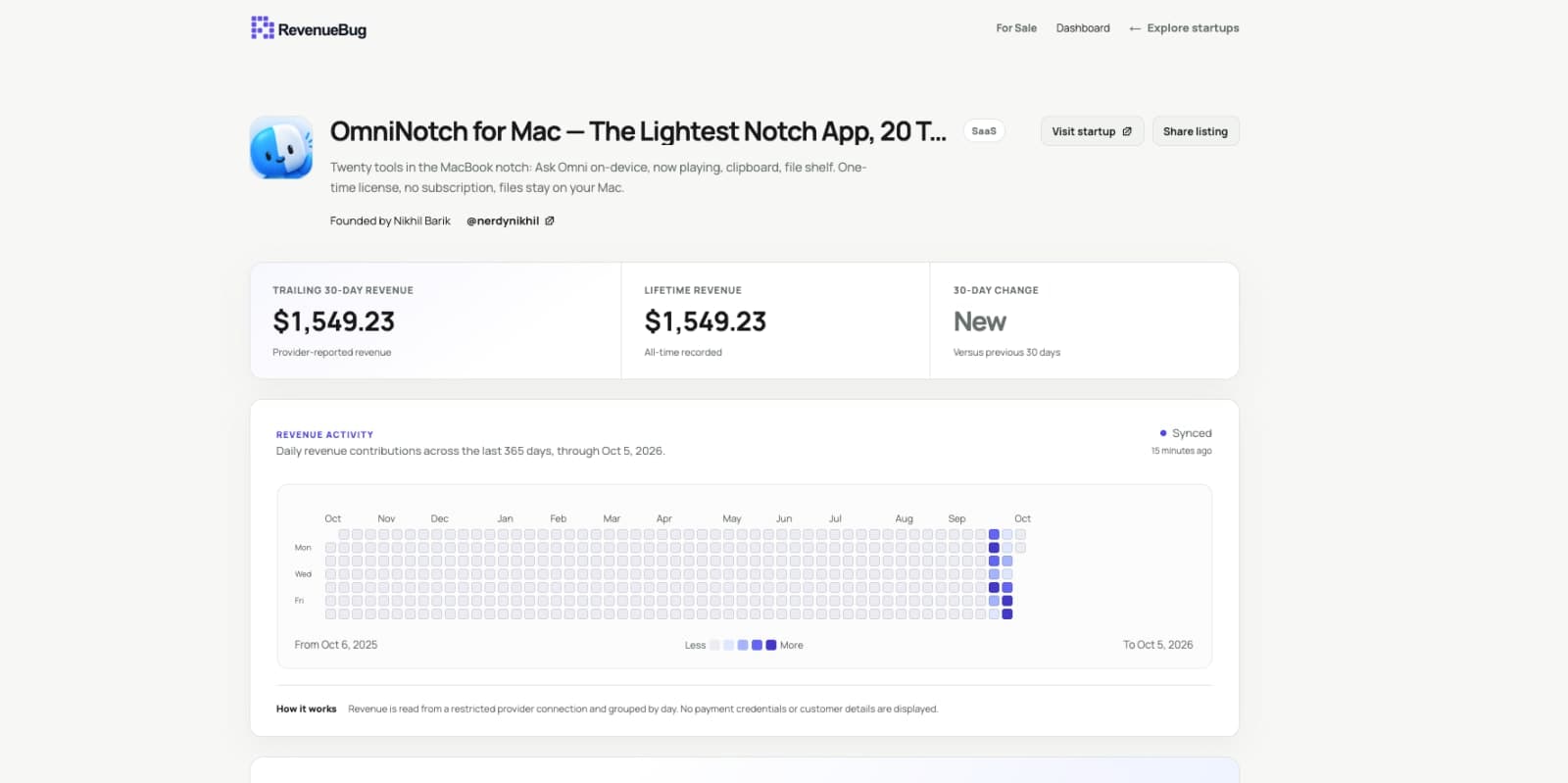 RevenueBug screenshot 2 of 3