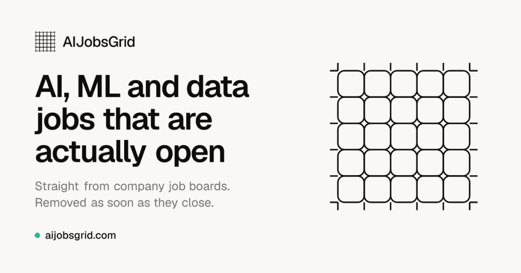 AIJobsGrid - Find open AI, ML, and data jobs