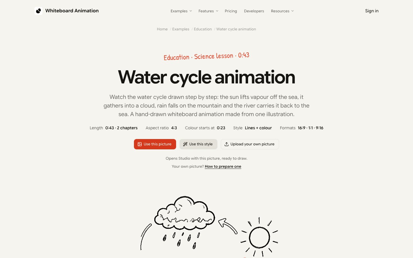 WhiteboardAnimation.ai - Turn any illustration into a whiteboard animation clip