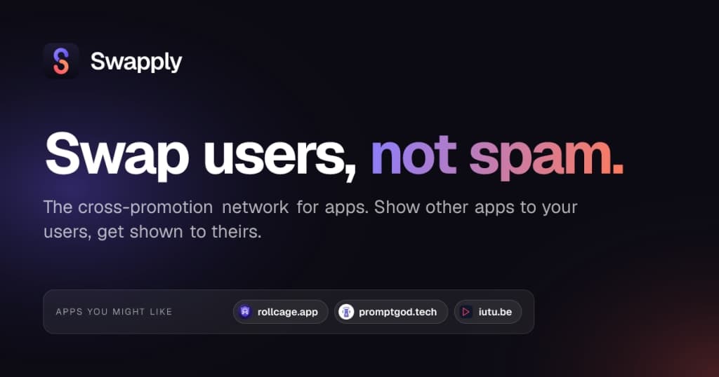 Swapply - Swap users, not spam