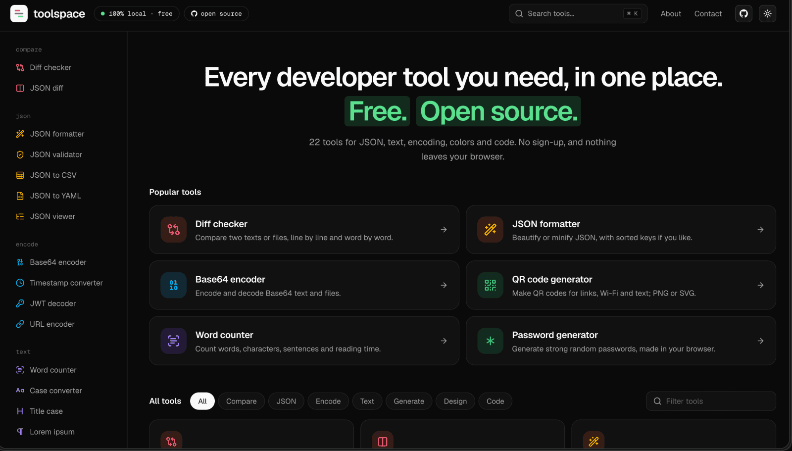 toolspace screenshot 1 of 3