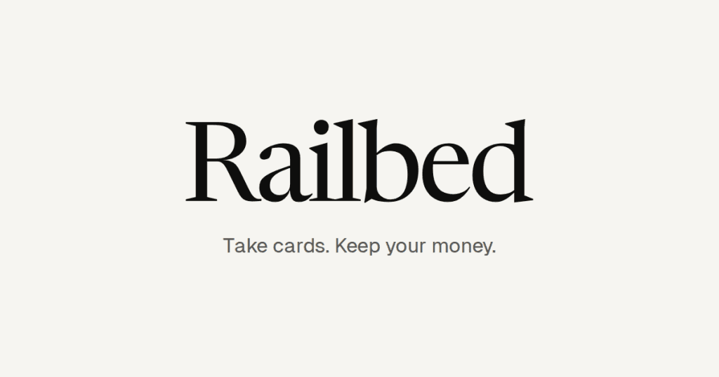 Railbed - Instant Approval Card Processing + Built for Agents