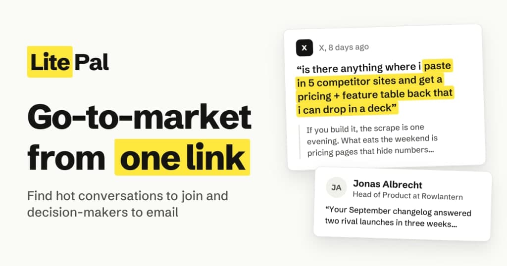 LitePal - Find your market in one link